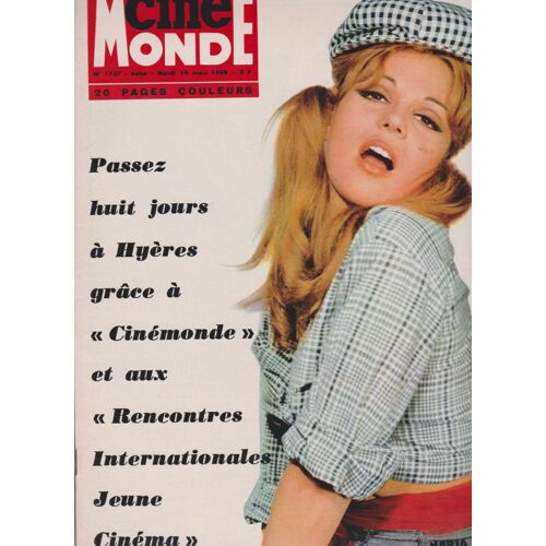 Ciné Monde N°1737 Mars 1968   Maria Latova Cover , Poster Raquel Welch