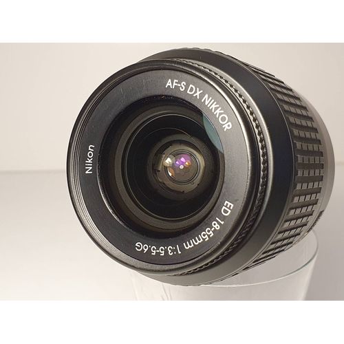 Nikon 18-55mm 1:3.5-5.6G - Nikkor AF-S DX ED SWM Aspherical - 18mm 55 mm G