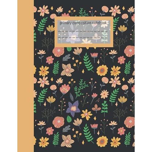 Composition Notebook: Composition Notebook Bright Floral Pattern