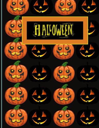 Notebook: Halloween Pumpkins | Custom Design | The Perfect Notebook For Any Occasion | 8.5x11 150 Pages College Ruled