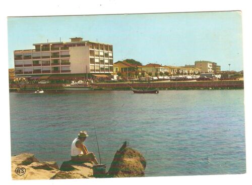 Hérault Le Grau D¿Agde Vue Prise De La Tamarissière Carte Postale Pêcheur Postcard