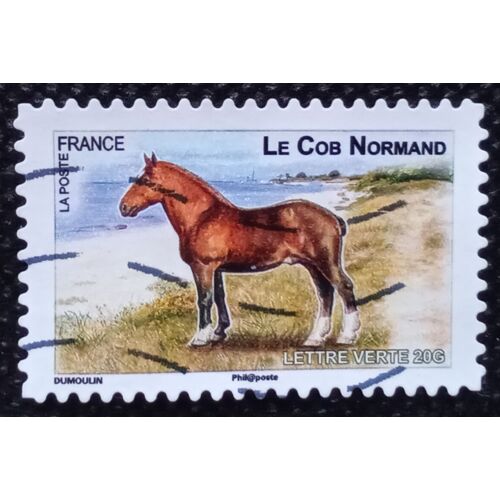 France 2013 Timbre Oblitéré Yt 814 - Le Cob Normand - Carnet Chevaux De Trait De Nos Régions