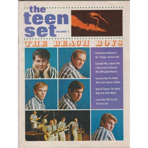 The Teen Set Volume 1 Nov 1965  The Beach Boys  Usa Mag  35 Pages