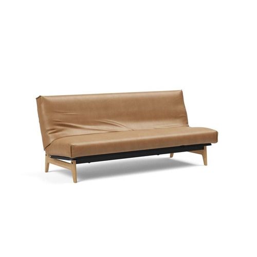 Canapé Lit Aslak 120 Nordic Cover Soft Spring Tissu 551 Faunal Brown