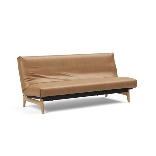 Canapé Lit Aslak 120 Nordic Cover Soft Spring Tissu 551 Faunal Brown