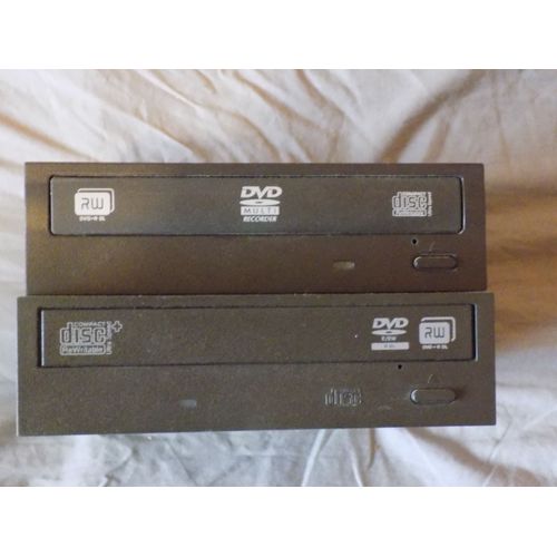 Lot de 2 lecteur graveur pour baies d'ordinateur de bureau