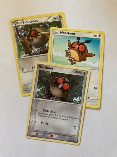 (1622) 3x Hoothoot (Pokemon)