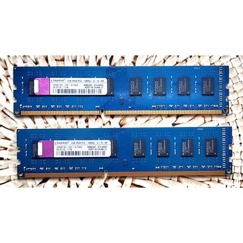 Kingston LOT DE 2 barrettes mémoire 2Go x 2 = 4 Go