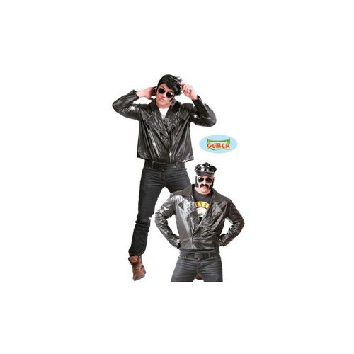 Veste Noire Rocker - Taille: Unique