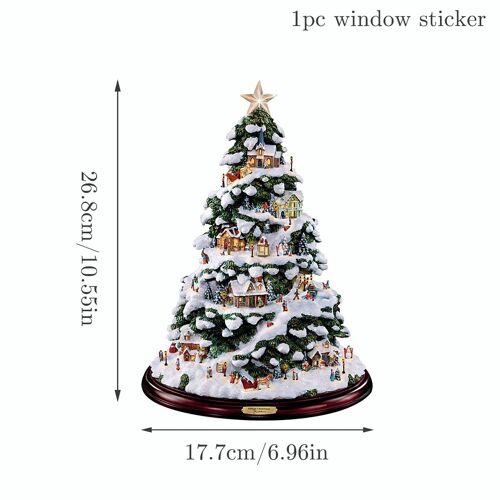 Autocollants de Noel Decoration Maison, Modele: 32