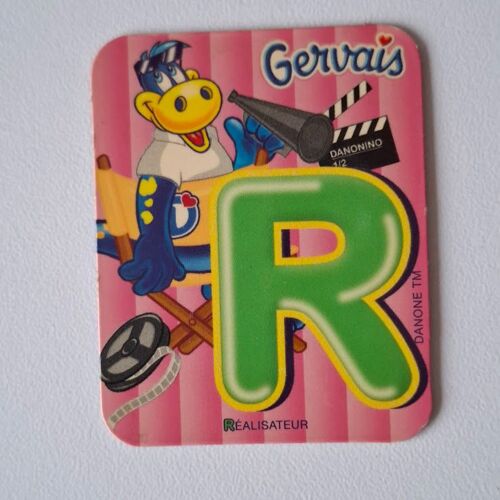 Magnet Série Couleur Métier Danone Petit Gervais Magnet Alphabet Lettre R Réalisateur