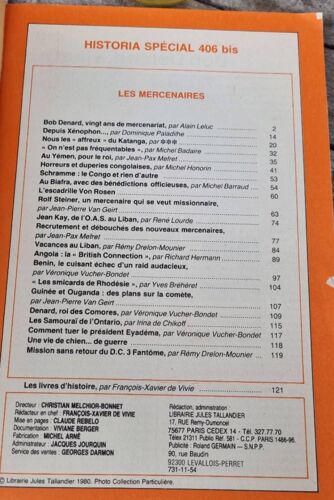 Historia Spécial Les Mercenaires