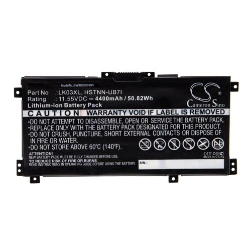 vhbw Batterie compatible avec HP Spectre 13 AE014NI ordinateur portable Notebook (4400mAh, 11.55V, Li-ion)
