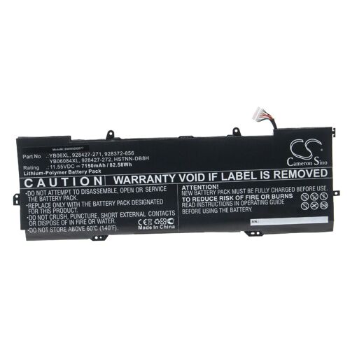 vhbw Batterie compatible avec HP Spectre X360 15-CH000NO, X360 15-CH000TX ordinateur portable Notebook (7150mAh, 11.55V, Li-polymère)