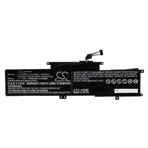 vhbw Batterie compatible avec Lenovo ThinkPad L380 Yoga 20M7CTO1WW, L380 Yoga 20M7S00100 ordinateur portable Notebook (3950mAh, 11,1V, Li-polymère)