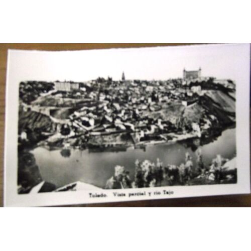 Photo Année 1950.Tolède Vue Partial Et Le Tage.Dimensions 9,5x6cm.