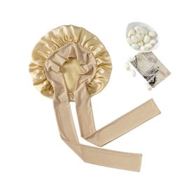 Bonnet De Nuit Bonnet De Nuit En 100% Soie De Mûrier Champagne