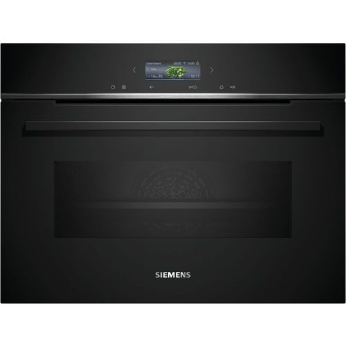 Four intégrable compact avec fonction micro-ondes Siemens CM724G1B1F, 60 x 45 cm, Noir