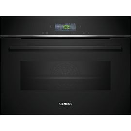 Four intégrable compact avec fonction micro-ondes Siemens CM724G1B1F, 60 x 45 cm, Noir