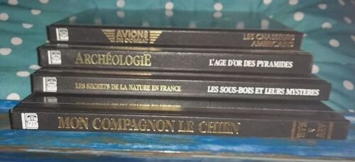 Mon Compagnon Le Chien + Les Sous-Bois Et Leurs Mystères + Les Chasseurs Américains + L'âge D'or Des Pyramides Édition Atlas 4 Livres