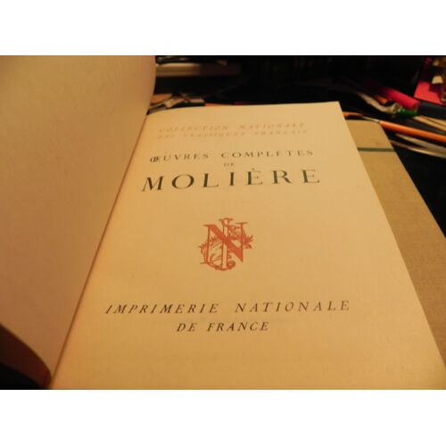 Oeuvres Completes De Moliere / Tome Vi.