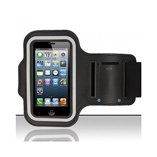 Housse Brassard Sport Jogging Smartphone Pour S4 Mini I9190 I9195 - Noir