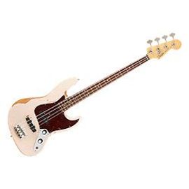 Fender Flea Jazz Bass - Touche Palissandre - Roadworn Shell Pink (+ Housse)