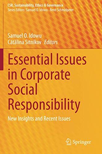 Essential Issues In Corporate Social Responsibility