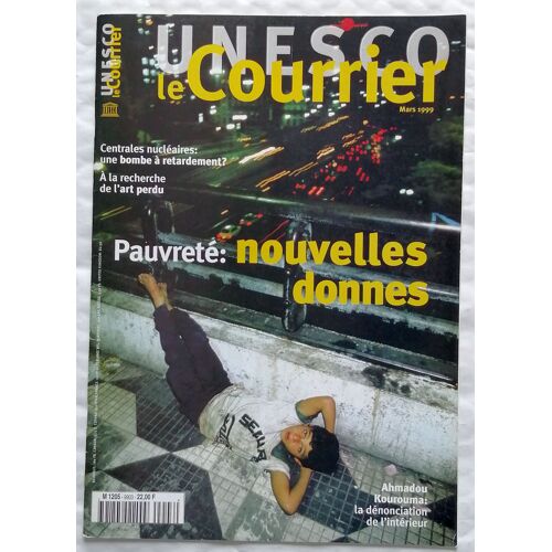Le Courier De L'unesco  N° 9903 : Pauvreté Nouvelle Donne