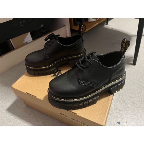 Chaussures Plateformes Dr Martens Audrick Cuir Nappa Lux - 36