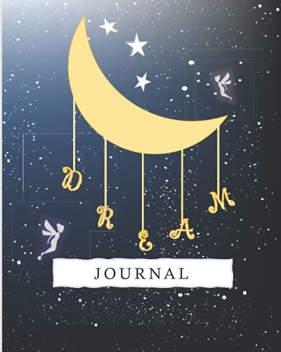 Dream Journal: Purple Stardust Fairy Blank Notebook For Logging And Decoding Dreams