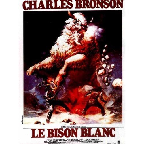 Le Bison Blanc - Charles Bronson - Kim Novak - Jack Lee Thompson - Affiche De Cinéma Pliée 60x40 Cm