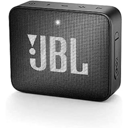 JBL GO 2 - Mini Enceinte Bluetooth portable - Étanche pour piscine & plage IPX7 - Autonomie 5hrs - Qualité audio JBL - Noir