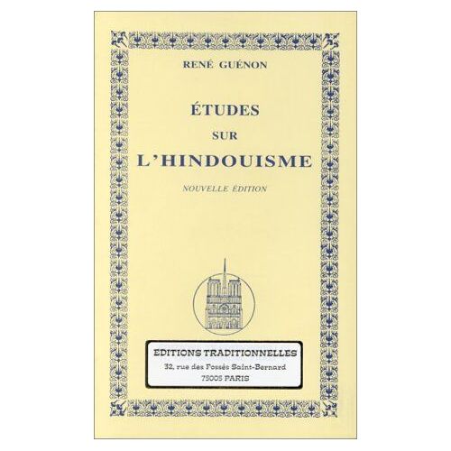 Etudes Sur L'hindouisme