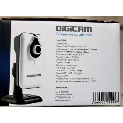 DIGICAM modèle 8028 - Caméra de surveillance IP