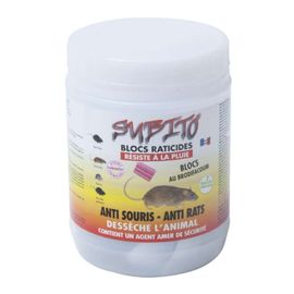 Appât Blocs Hydro Rats Et Souris 300g Subito