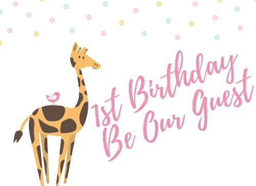 1 Years Old!: 1 Years Old!, Guest Book Style Pages, 8x6, 100 Cute Pages To Remember Babies First Birthday!