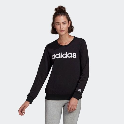 Adidas W Lin Ft Swt Felpa Nero Gl0718 (Xs - Nero)