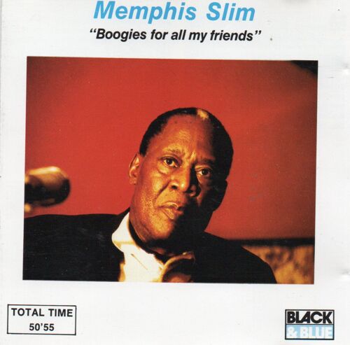 Memphis Slim "Boogies For All My Friends" Cd Album - Black & Blue - Musidisc - 1988