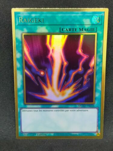 Yu-Gi-Oh - Mged Fr038 Raigeki Premium Gold Rare 1ère Édition