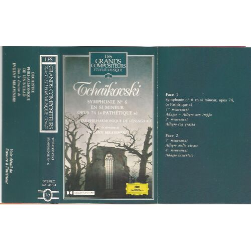 Tchaïkovski Symphonie N°6 K7 Dg Les Grands Compositeurs