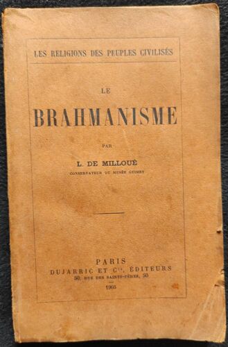 Le Brahmanisme Par L. De Milloué