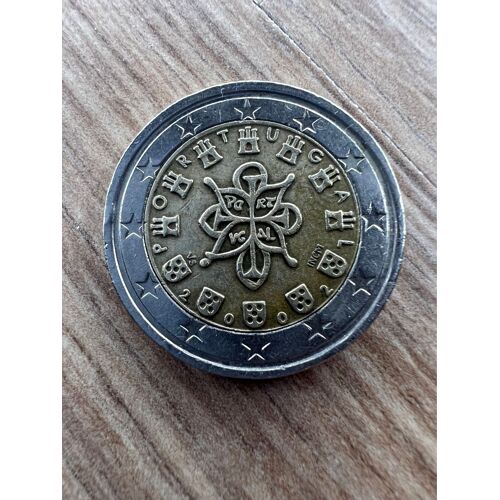 Pièce De Monnaie Portugal 2002 (Fauté)