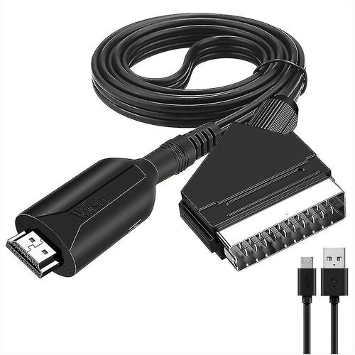 Connexion directe par câble péritel HDMI vers péritel