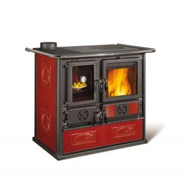 Cuisinière à bois - Bordeaux - Rosa sinistra Reverse - 8,2 Kw LA NORDICA EXTRAFLAME