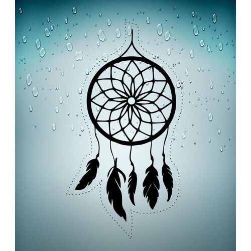 Autocollant Sticker Biker Moto Motard Dreamcatcher Attrape Reve Tuning Indien R2