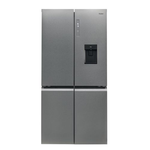 Réfrigérateur-congélateur Haier Cube Serie HTF-520IP7 - side-by-side avec distributeur d'eau - 90.5x64.8x190 cm (lxpxh) - 525 litres - classe F - acier inoxydable