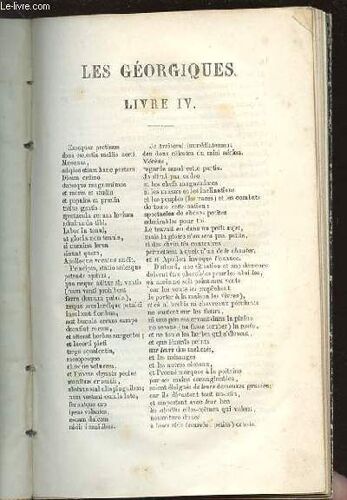 Les Georgiques - Livre Iv.