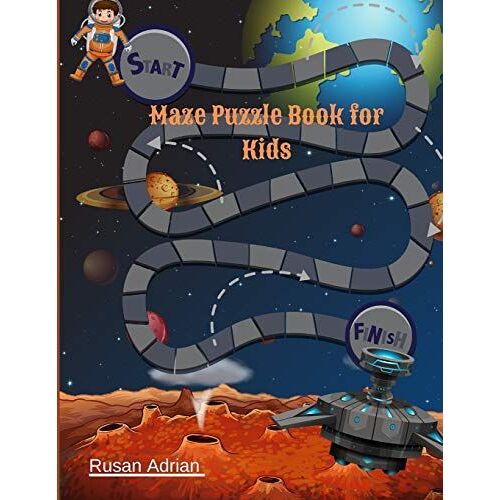 Maze Puzzle Book For Kids