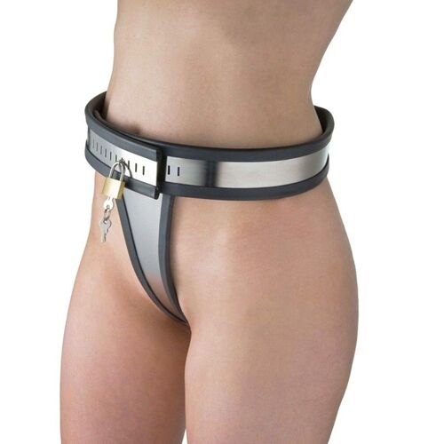 Ceinture De Chasteté - Acier Et Caoutchouc